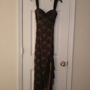 Black Lace Cocktail Dress